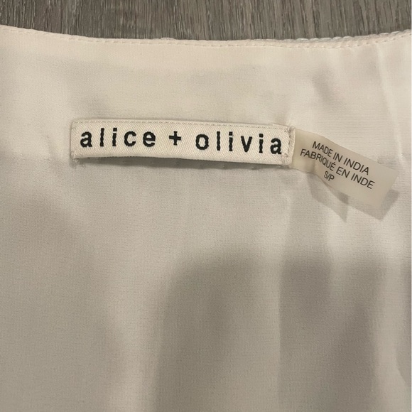 Alice + Olivia Rivera Bell Sleeve Embellished Top - Picture 7 of 13